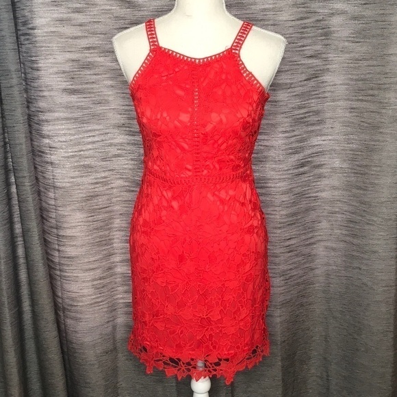 She + Sky Dresses & Skirts - SHE + SKY RED SMALL DRESS